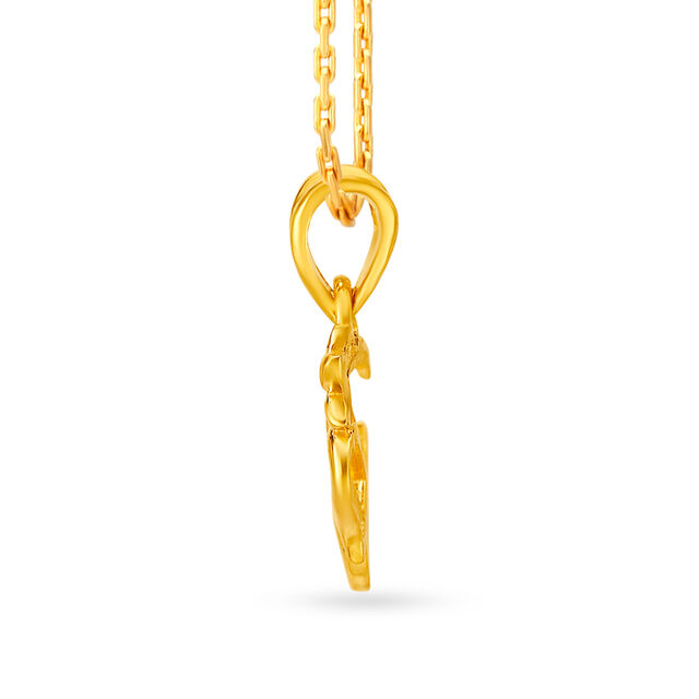 Traditional 22 Karat Yellow Gold Om Pendant