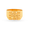 Dazzling 22 Karat Yellow Gold Grid Pattern Finger Ring,,hi-res 2