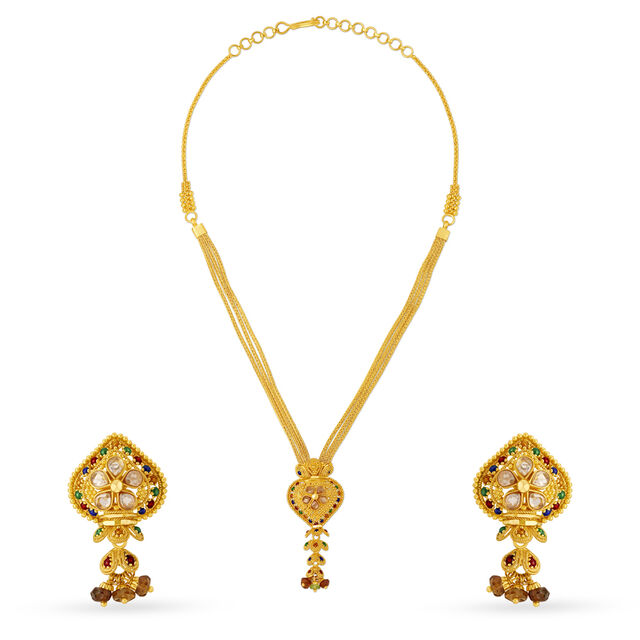 Majestic Gold Necklace Set