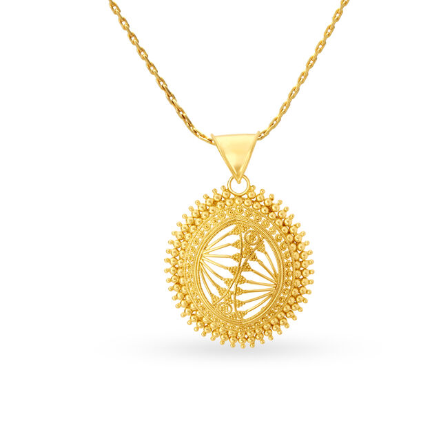 Mesmerizing Gold Pendant 