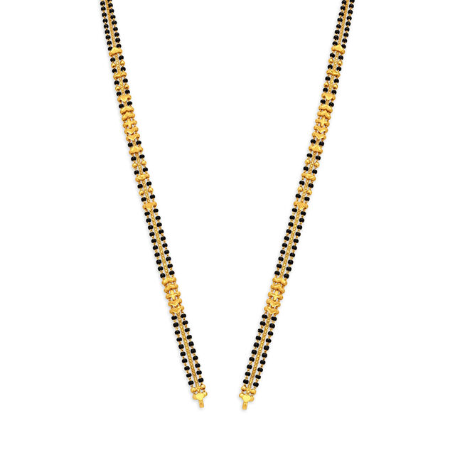 Classic 22 Karat Yellow Gold Beaded Mangalsutra 2