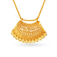 Lustrous Royal Gold Mangalsutra Pendant 