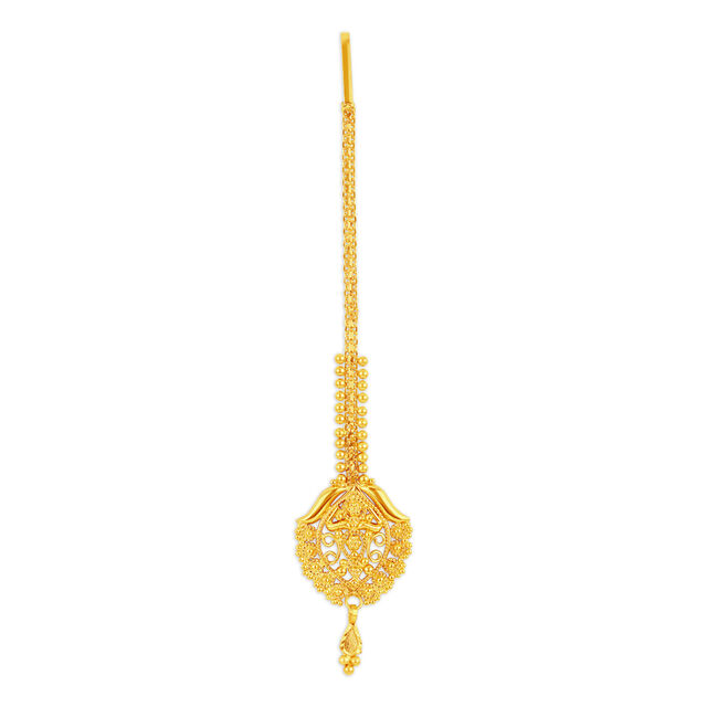 Elegant Gold Maang Tikka,,hi-res 2