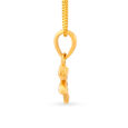 Delicate Floral Gold Pendant,,hi-res 2