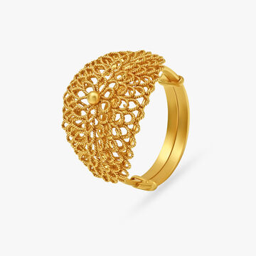 Dazzling Gold Ring