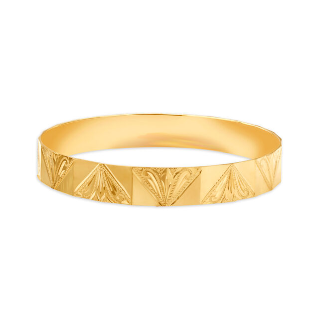 Lustrous Gold Bangle 2