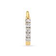 Dazzling Diamond and Gold Nose Pin 