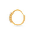 Dazzling Diamond and Gold Nose Pin 2