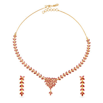 Ravenna Ruby Necklace Set