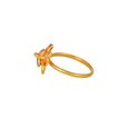 Antique 22 Karat Yellow Gold Floral Finger Ring,,hi-res 2