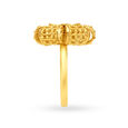 Magnificent 22 Karat Yellow Gold Beaded Floral Statement Ring,,hi-res 4