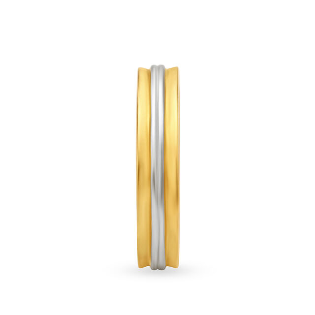 Charming Minimalistic Gold Ring for Men,,hi-res 3