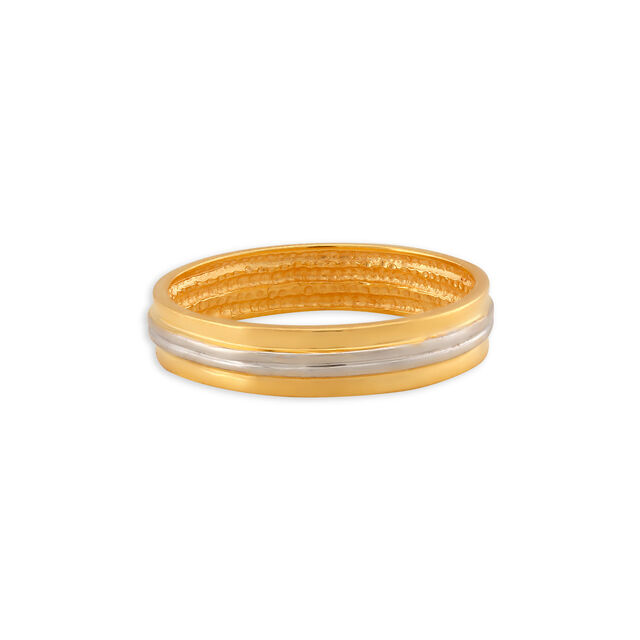 Charming Minimalistic Gold Ring for Men,,hi-res 4