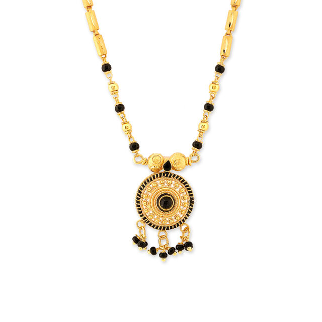 Circular Enamelled Mangalsutra