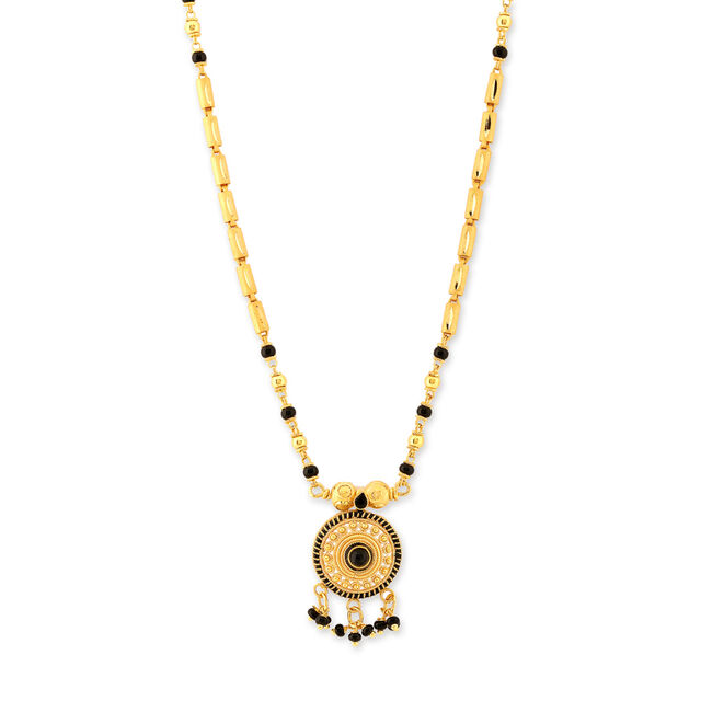 Circular Enamelled Mangalsutra