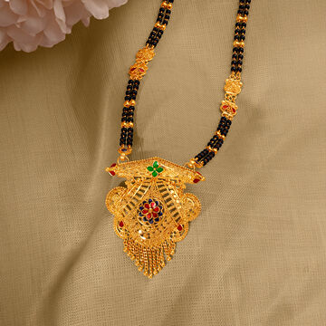 Elaborate Floral Mangalsutra