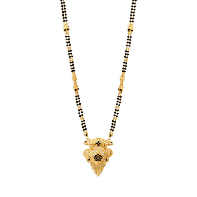 Elaborate Floral Mangalsutra,,hi-res 3