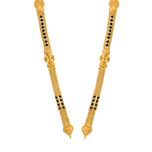 Unique 22 Karat Yellow Gold Multi Strand Mangalsutra