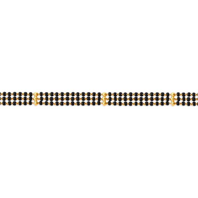 Unique 22 Karat Yellow Gold Multi Strand Mangalsutra
