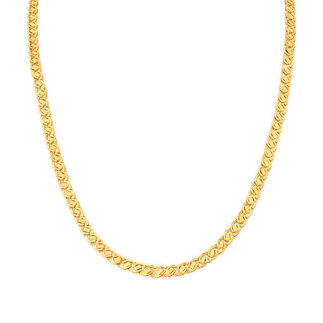 Opulent Gold Chain for Men,,hi-res
