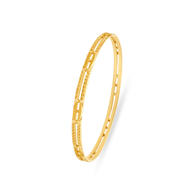 Opulent Yellow Gold Dual-Band Bangles,,hi-res