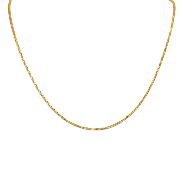 Tanishq Classic Bold Men's 22KT Classic Yellow Gold Chain,,hi-res 2