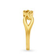 Elegant 22 Karat Yellow Gold Interlinked Waves Finger Ring,,hi-res 3