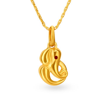 Pious Ganesha Pendant