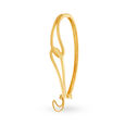 Whimsical Yellow Gold Twined Loop Bangle,,hi-res 2
