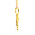 Contemporary Gold Pendant with a Leaf Motif,,hi-res 2
