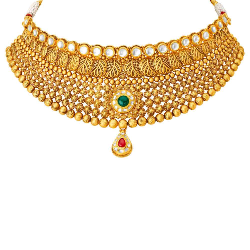 Buy Tanishq Gold Necklace Set at Best Price Tanishq US