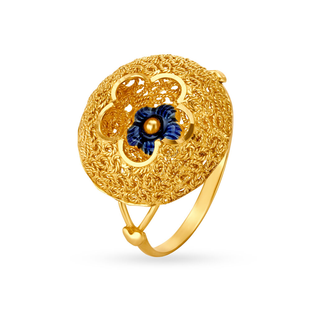 Round gold ring price deals