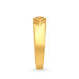 Dapper 22 Karat Yellow Gold Concentric Patterned Finger Ring,,hi-res 3