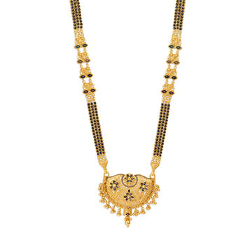 Decorated Crescent Mangalsutra