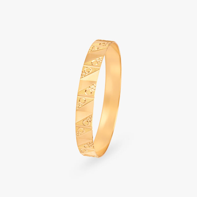 Blazing Gold Bangle Set 4