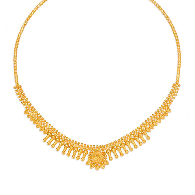 Elegant Gold Necklace Set,,hi-res 2