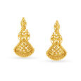 Elaborate 22 Karat Yellow Gold Piscine Necklace And Earrings Set 3