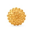 Floral Layered Gold Finger Ring,,hi-res 2