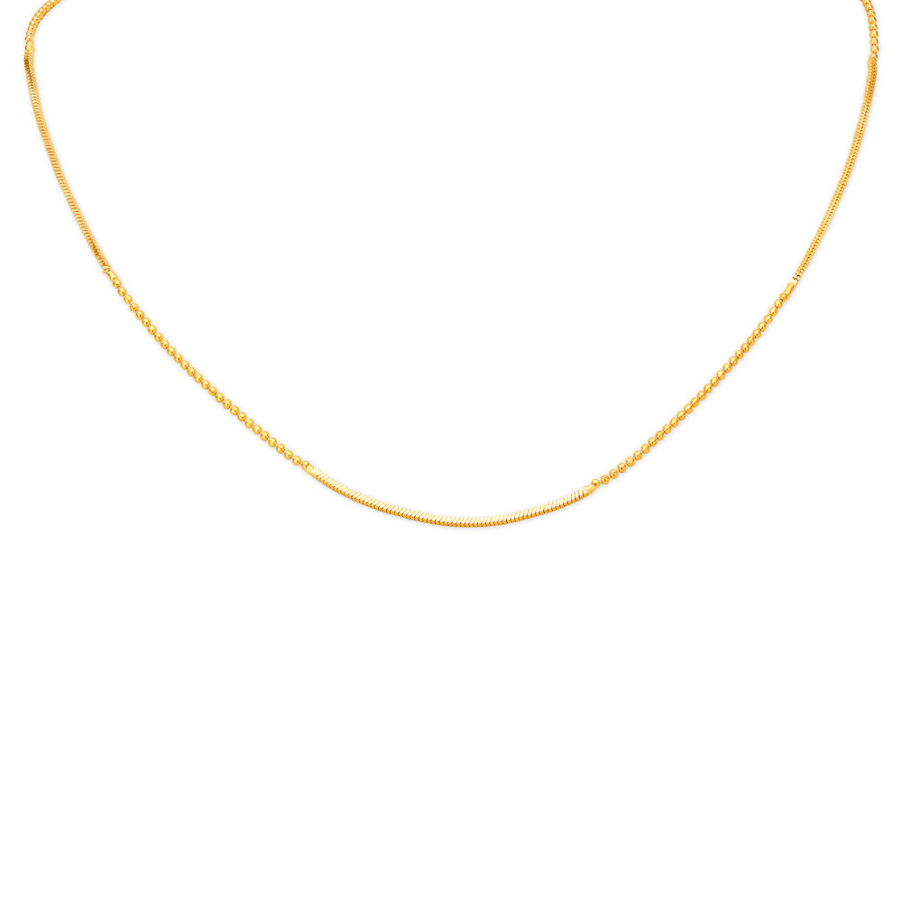 Buy Alluring Gold Chain at Best Price Tanishq UAE