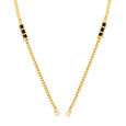 Traditional Slender Gold Mangalsutra 