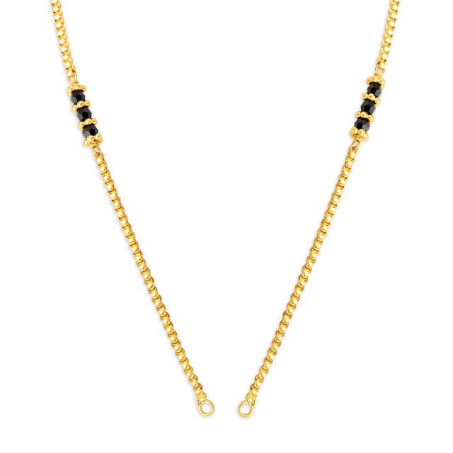 Traditional Slender Gold Mangalsutra 