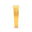 Modish 22 Karat Yellow Gold Geometric Ring,,hi-res 3