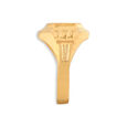 Intriguing 22 Karat Yellow Gold Octagonal Finger Ring 3