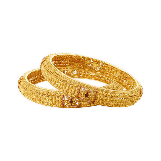 Radiant Gold Bangle Set,,hi-res 