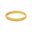 Sophisticated Charming Gold Bangle,,hi-res 2