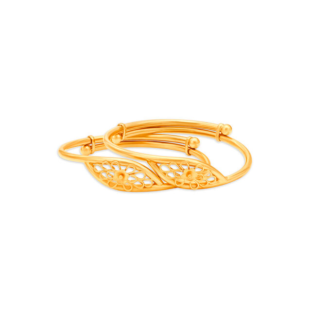 Chic Gold Bangle For Kids,,hi-res 