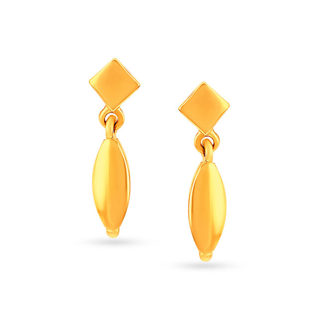 Stately Geometric Drop Earrings,,hi-res 