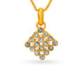 Aesthetic Pendant and Earrings Set with Un-cut Diamonds 2