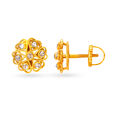 Resplendent Seven Stone Gold Stud Earrings,,hi-res 2