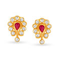 Mesmerising Gold Stud Earrings 